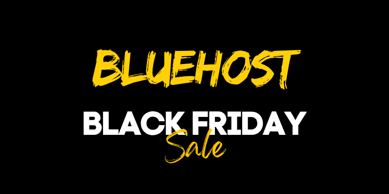 Bluehost Black Friday Sale 2026