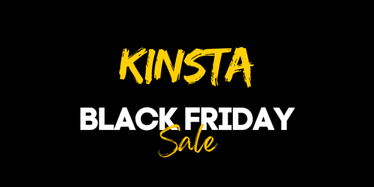 Kinsta Black Friday Sale 2026